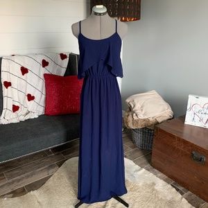Navy Blue Maxi Dress